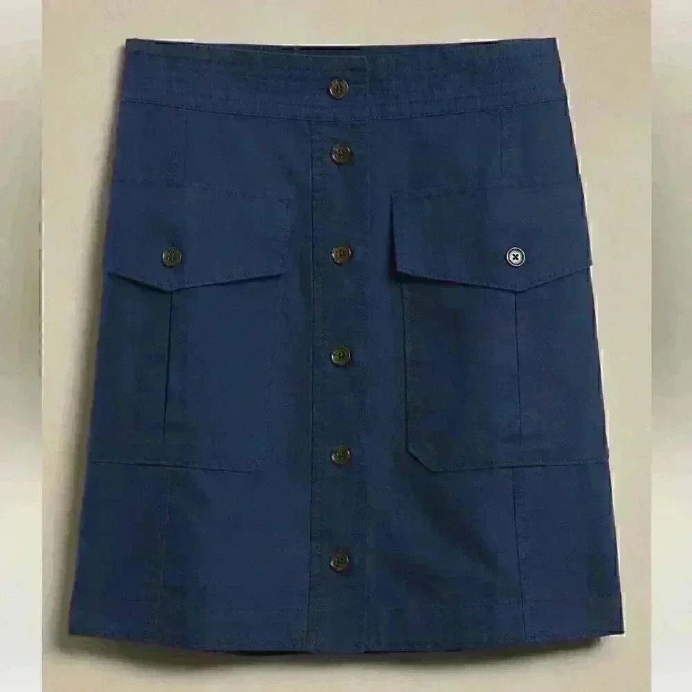 Banana Republic STEPPE LINEN-BLEND MINI SKIRT - Picture 3 of 3